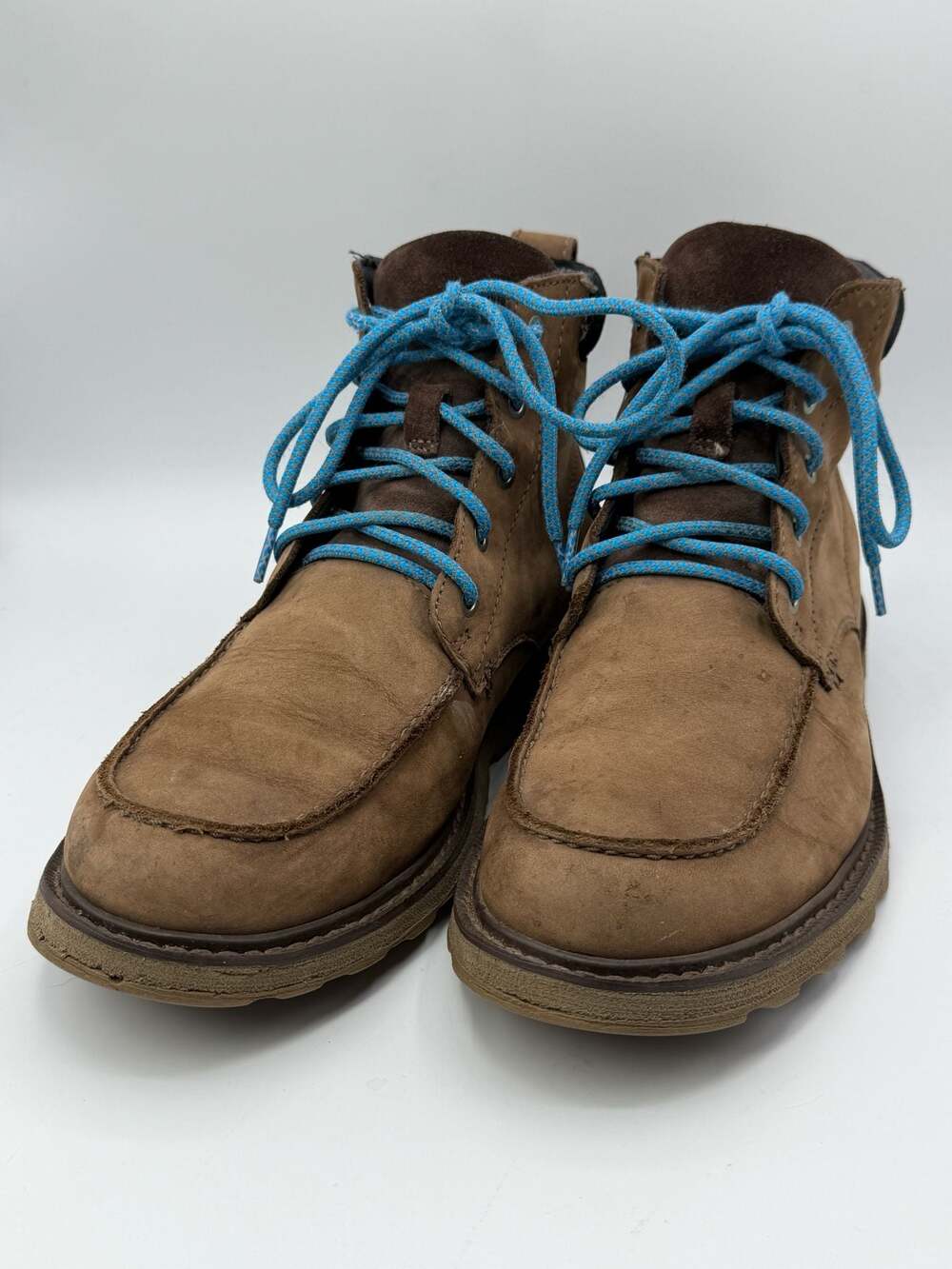 Sorel Madson Moc Toe Waterproof Boots Mens 9.5 Brown Leather NM2788-238